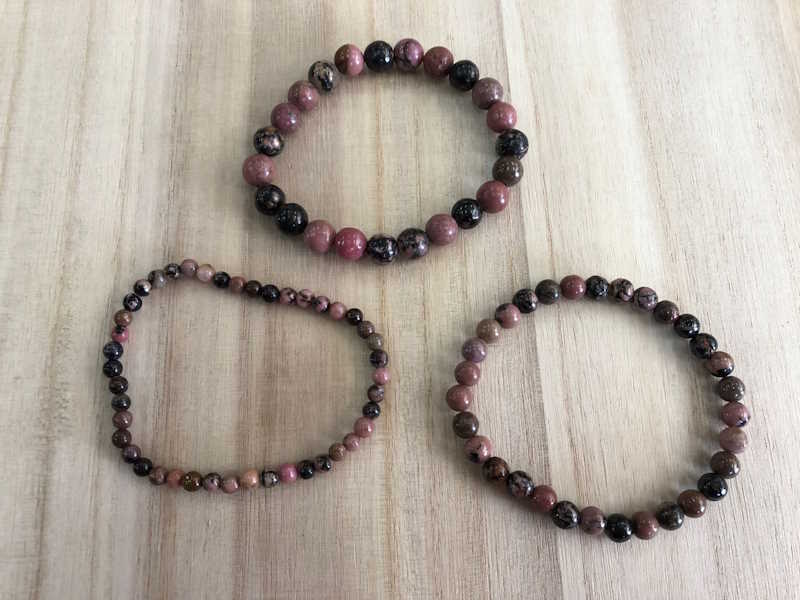 Pulsera Rodonita bola